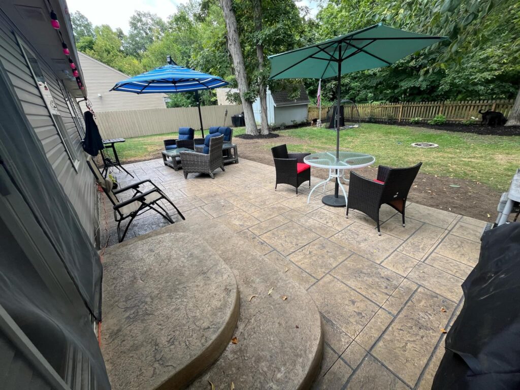 Stamped concrete