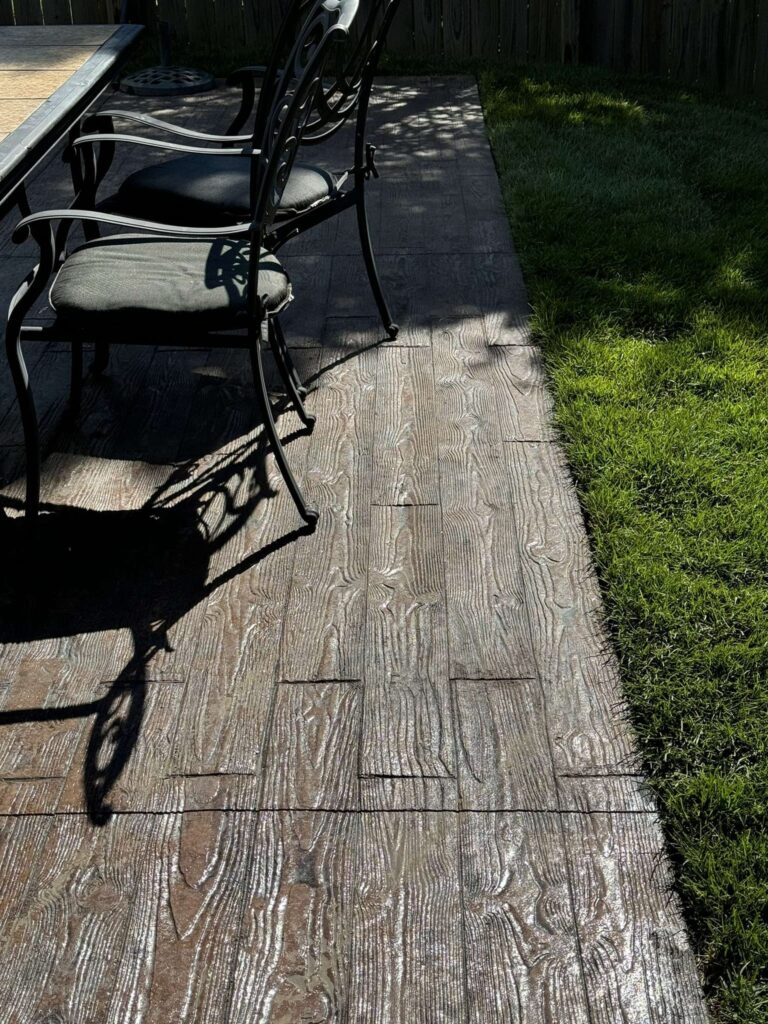 Stamped concrete