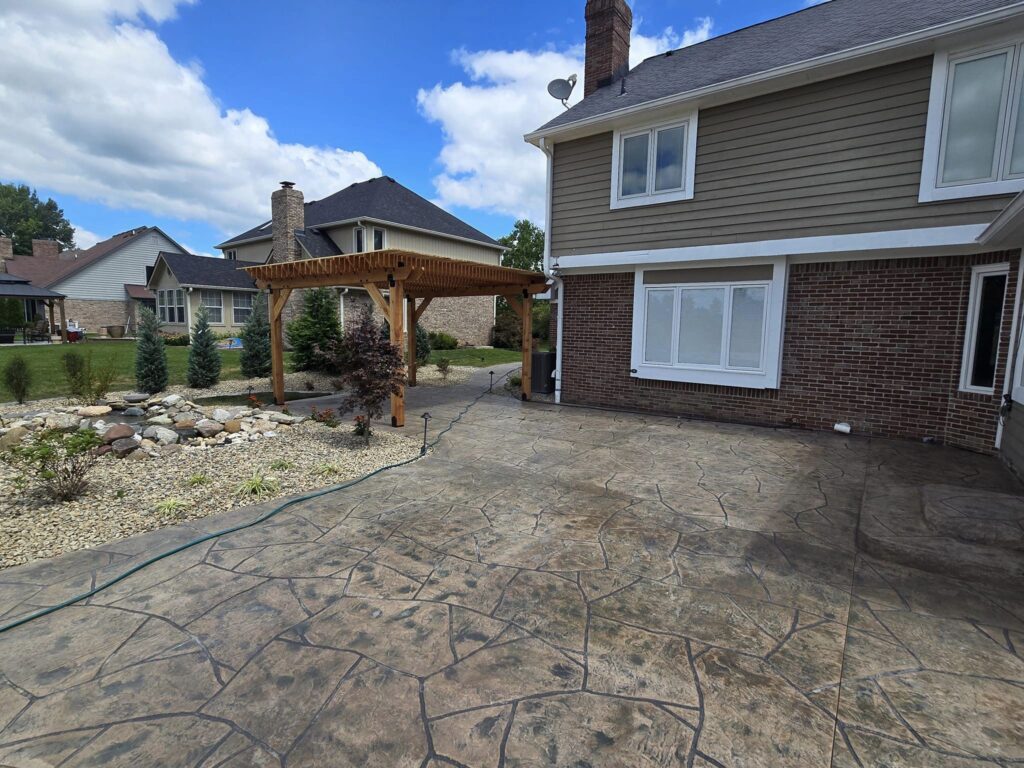 Pergola Decorative concrete