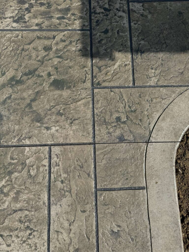 Stamped concrete