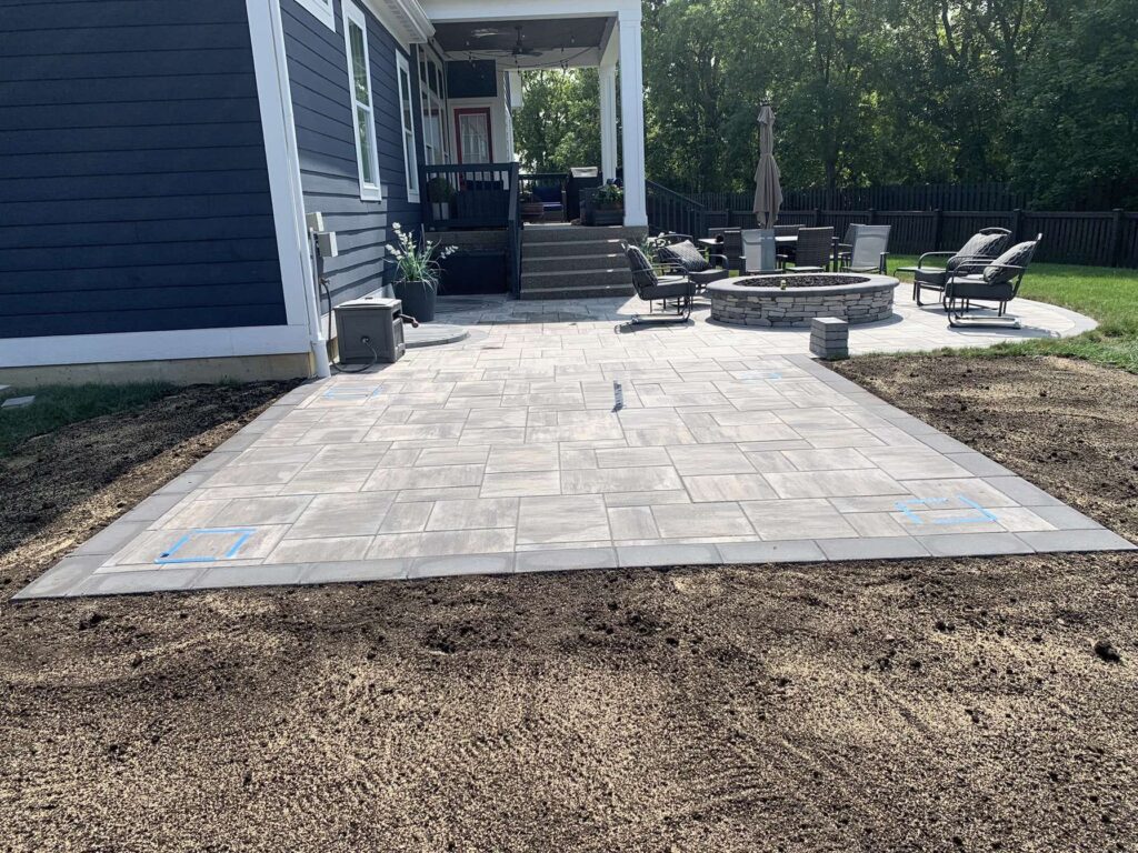 Paver patio