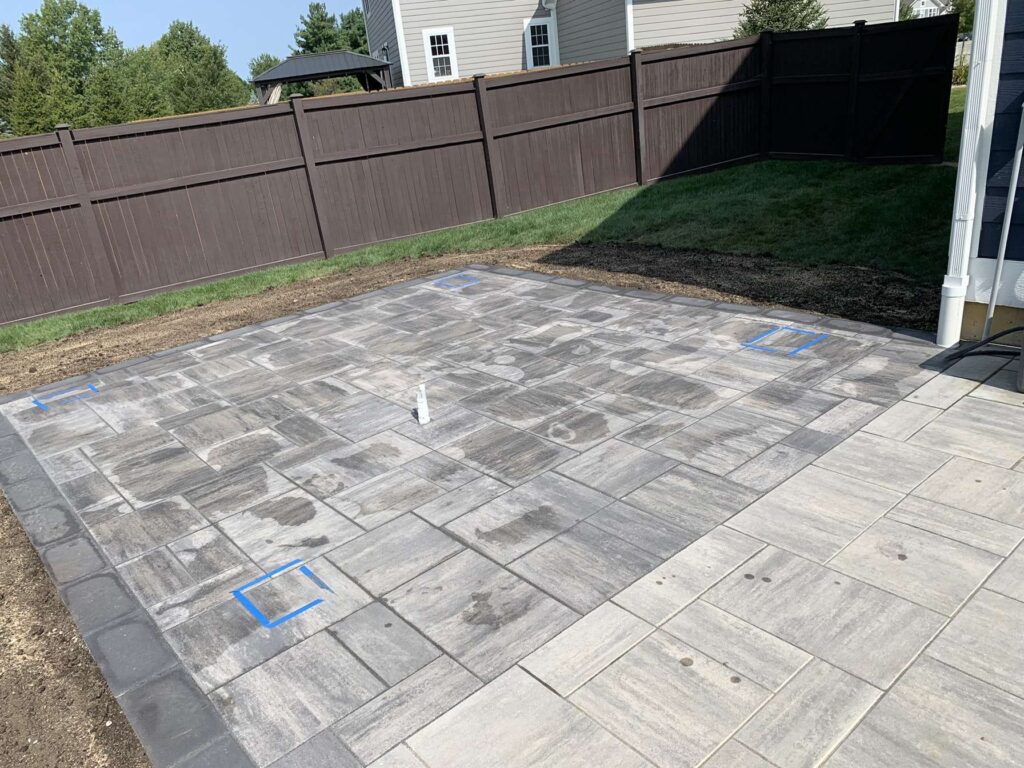 Paver patio