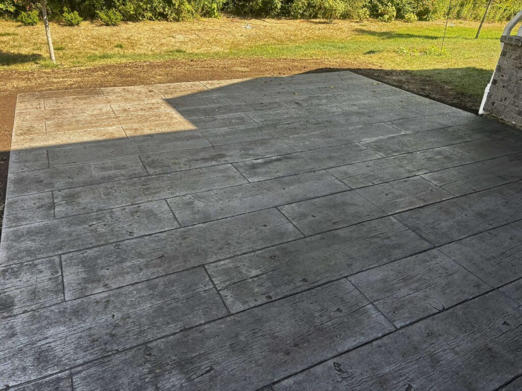 Stamped concrete