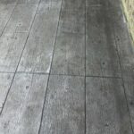 Stamped Wood Concrete