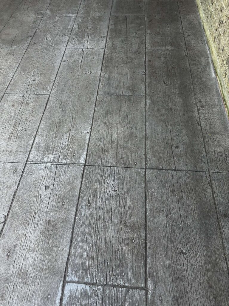 Stamped concrete