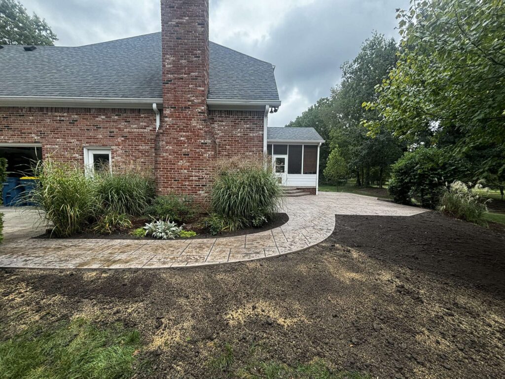 Stamped concrete