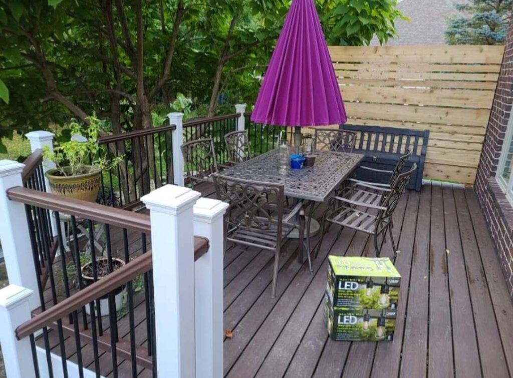 Composite Deck Trex deck